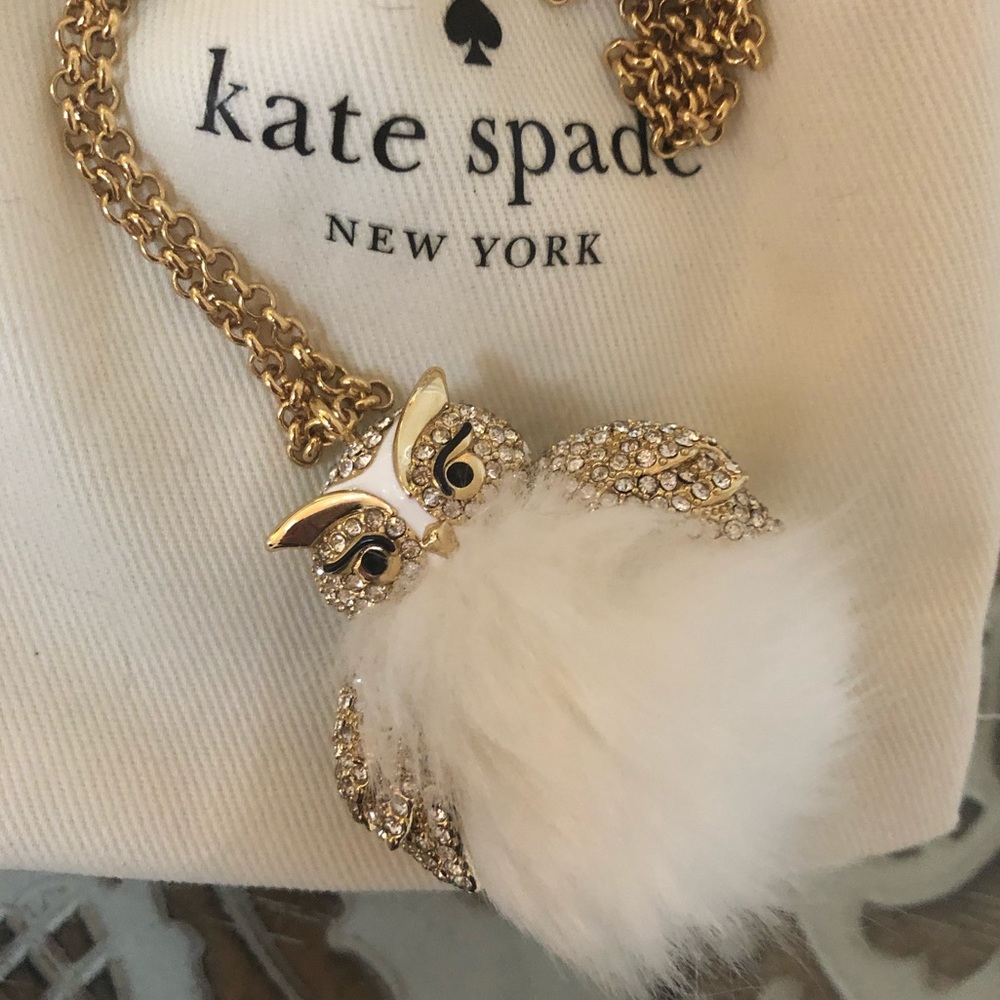 Kate Spade Snowy Owl Necklace